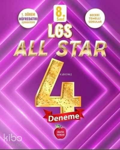 Newton Yayınları 8. Sınıf 1. Dönem LGS All Star 4 Deneme Newton 
