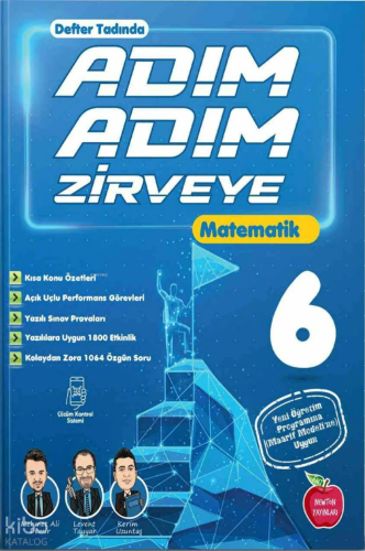 Newton Yayınları Adım Adım Zirveye 6. Sınıf Matematik (Defter Tadında, Video Çözümlü)