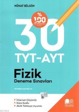 Nihat Bilgin Yayınları TYT AYT Fizik 30 Deneme Sınavı Nihat Bilgin
