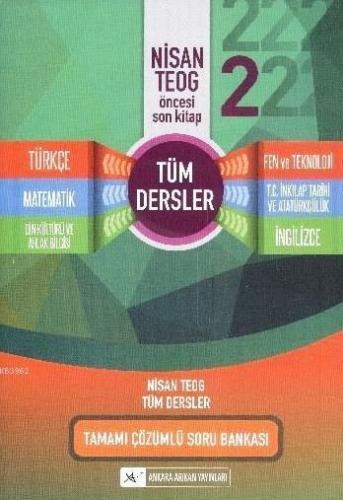 Nisan TEOG-2 Tüm Dersler Tamamı Çözümlü Soru Bankası