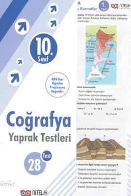 Nitelik - 10.Sınıf Coğrafya Yaprak Testleri