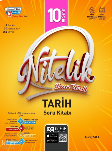 Nitelik 10.Sınıf Tarih Beceri Temelli Soru Kitabı