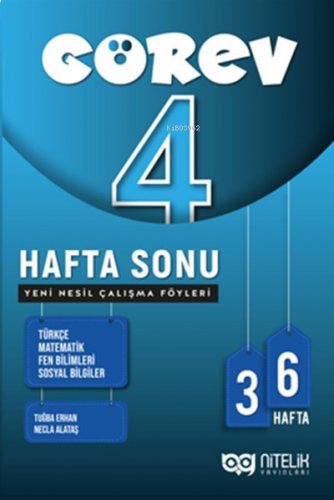 Nitelik 4.Sınıf Görev Hafta Sonu Yeni Nesil Çalışma Föyleri *Yeni*