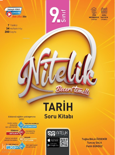 Nitelik 9.Sınıf Tarih Soru Kitabı Beceri Temelli