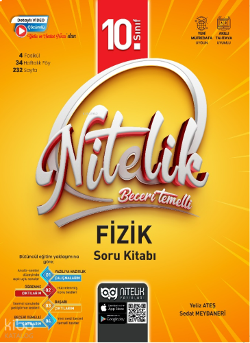 Nitelik Yayınları 10. Sınıf Beceri Temelli Fizik Soru Kitabı