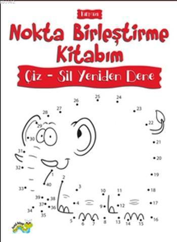 Nokta Birleştirme Kitabım Kırmızı; Çiz-Sil Yeniden Dene