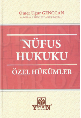 Nüfus Hukuku Özel Hükümler