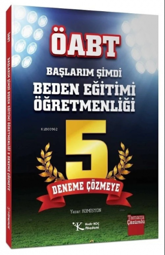 ÖABT BESYO Başlarım Şimdi Beden Eğitimi 5 Deneme Çözmeye