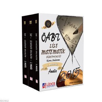 Öabt Lise Matematik 3' lü Modül Set; Konu anlatımlı