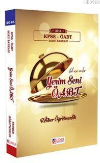 Öabt Rehber Öğretmenlik; Çözümlü Soru Bankası