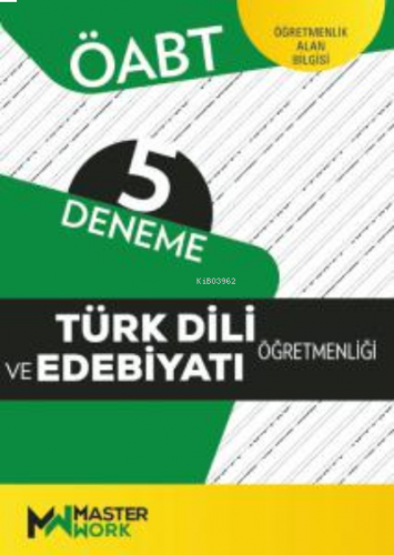 ÖABT - Türk Dili Ve Edebiyatı  Öğretmenliği - 5 Deneme