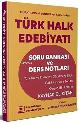 ÖABT Türk Dili ve Edebiyatı Türk Halk Edebiyatı Soru Bankası ve Ders N