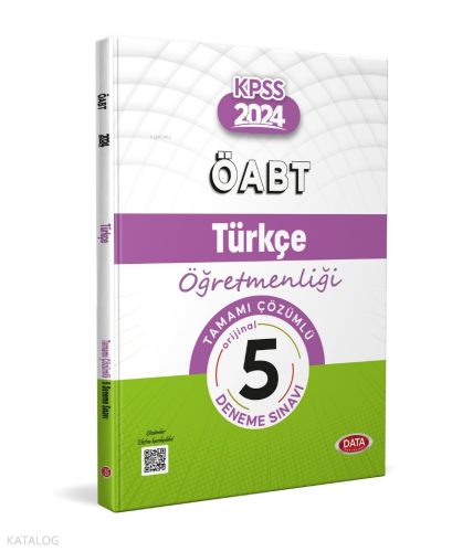 ÖABT Türkçe Öğretmenliği Tamamı Çözümlü 5 Deneme Sınavı