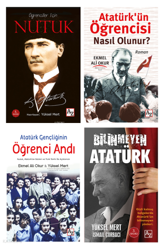Öğrenciler İçin Atatürk Seti - 4 Kitap