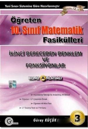 Öğreten 10. Sınıf Matematik Fasikülleri; II. Dereceden Denklem ve Fonksiyonlar