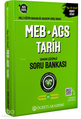 Öğreti Akademi 2025 MEB-AGS Tarih Tamamı Çözümlü Soru Bankası