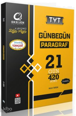 Oksijen TYT Günbegün Paragraf Soru Bankası