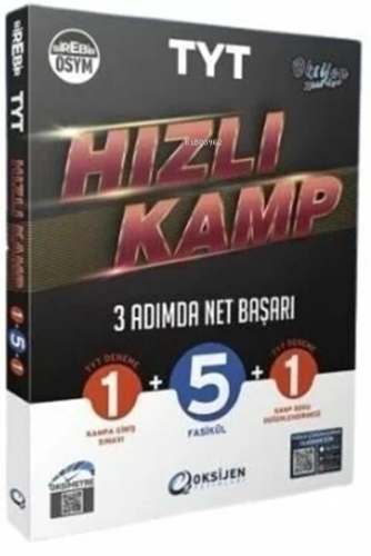 Oksijen Yayınları TYT Hızlı Kamp 3 Adımda Net Başarı