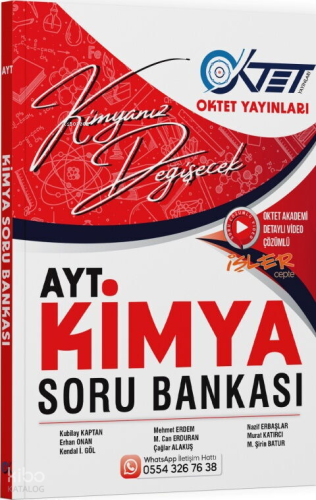Oktet Yayınları AYT Kimya Soru Bankası