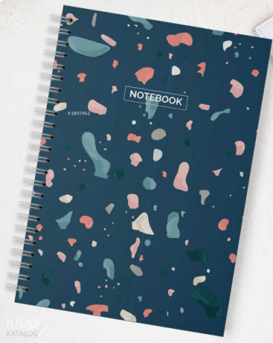 Okul Defteri 70 Yaprak A4 Spiralli Kareli Lacivert Bristol