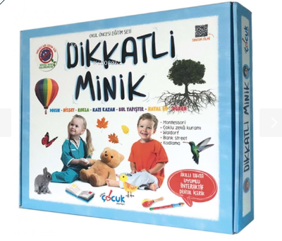Okul Öncesi Dikkatli Minik Seti 4+
