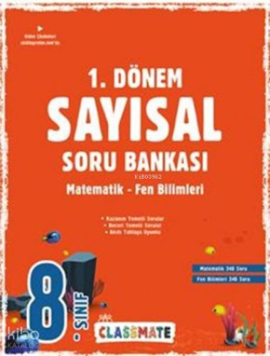 Okyanus 8. Sınıf Classmate 1. Dönem Sayısal Soru Bankası