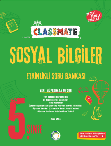 Okyanus Yayınları 5. Sınıf Sosyal Bilgiler Classmate Etkinlikli Soru Bankası