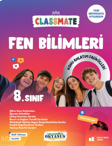 Okyanus Yayınları 8. Sınıf Fen Bilimleri Konu Fasikülleri