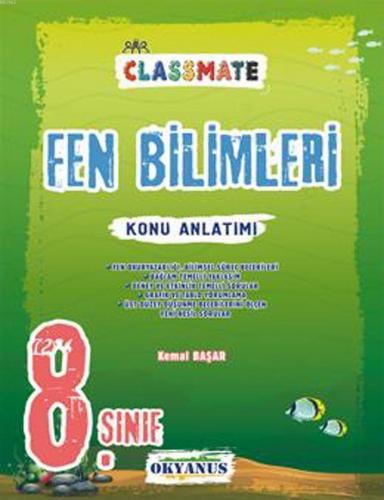 Okyanus Yayınları 8. Sınıf LGS Fen Bilimleri Classmate Konu Anlatımı Okyanus Y