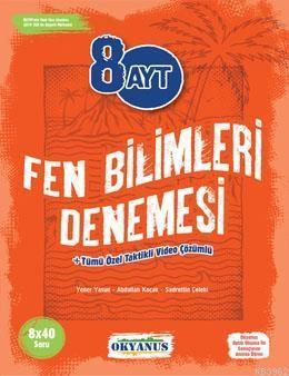 Okyanus Yayınları AYT 8 Fen Bilimleri Denemesi Okyanus Y