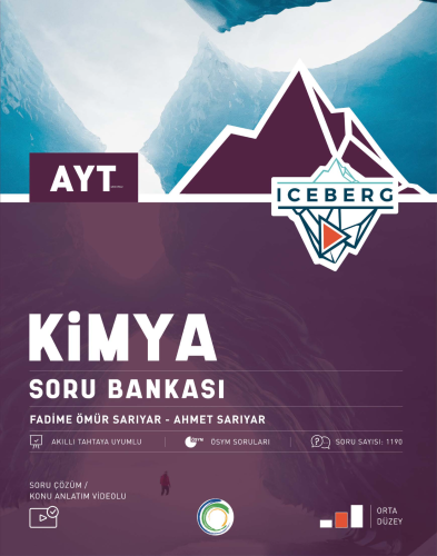 Okyanus Yayınları AYT Kimya Iceberg Soru Bankası