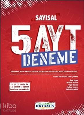 Okyanus Yayınları AYT Sayısal 5li Deneme 2020 Özel Okyanus Y