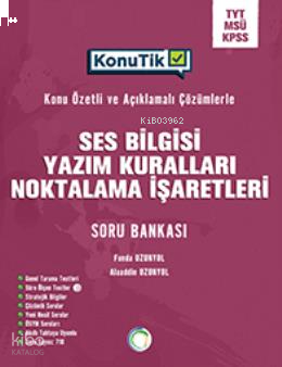 Okyanus Yayınları Ses Bilgisi, Yazım Kuralları, Noktalama İşaretleri KonuTik Soru Bankası