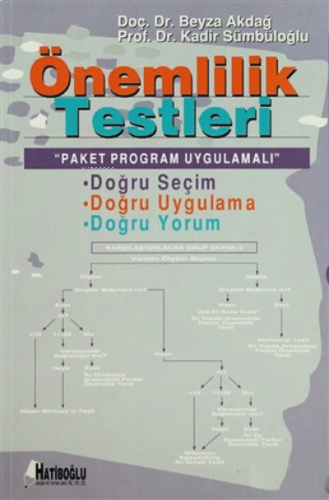 Önemlilik Testleri;"Paket Program Uygulamalı"