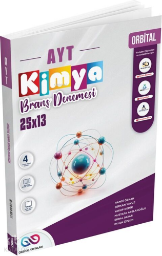 Orbital Yayınları AYT Kimya 25 x 13 Branş Denemeleri