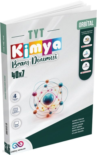 Orbital Yayınları TYT Kimya 40 x 7 Branş Denemeleri