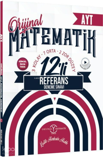 Orijinal Yayınları AYT Matematik Referans 12 li Deneme Sınavı