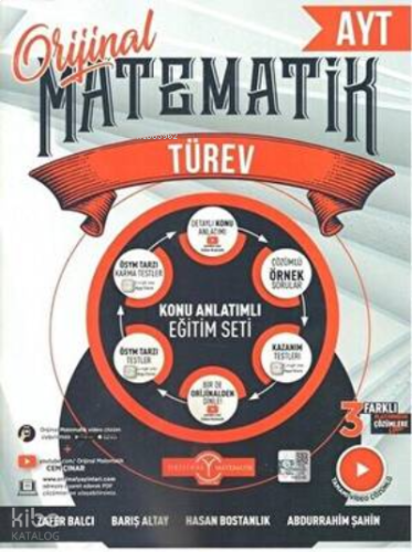 Orijinal Yayınları AYT Matematik Türev Konu Anlatımlı