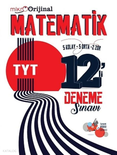 Orijinal Yayınları Mikro TYT Matematik 12'li Deneme Sınavı
