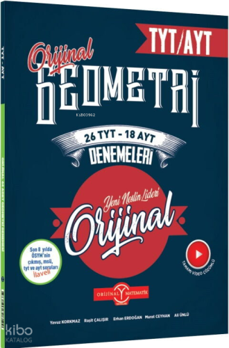 Orijinal Yayınları TYT AYT Geometri 26 TYT 18 AYT Deneme