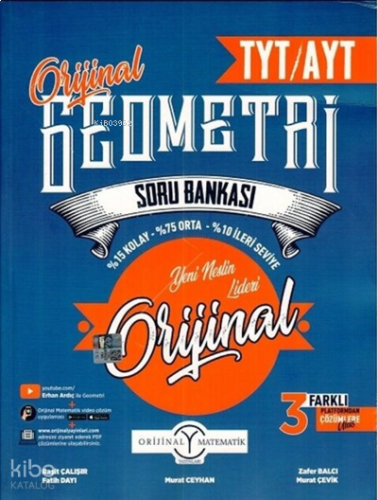 Orijinal Yayınları TYT AYT Orijinal Geometri Soru Bankası