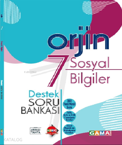 Orjin 7 Sosyal Destek Soru Bankası + 20 Deneme (2 Kitap)