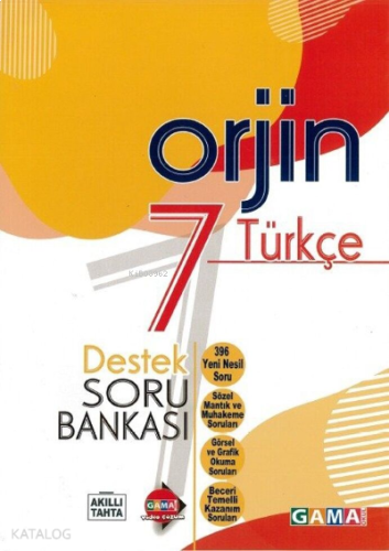 Orjin 7 Türkçe Destek Soru Bankası + 20 Deneme (2 Kitap)
