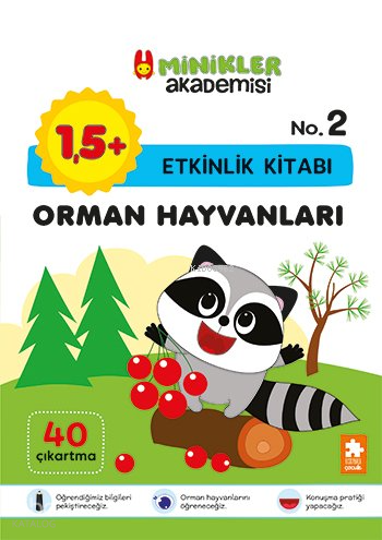 Orman Hayvanları Etkinlik Kitabı - Minikler Akademisi - 2