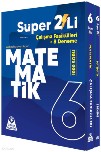Örnek Akademi 6. Sınıf Süper İkili Matematik Seti