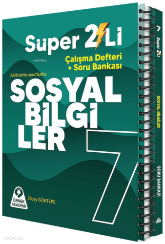 Örnek Akademi 7. Sınıf Süper İkili Sosyal Bilgiler Seti