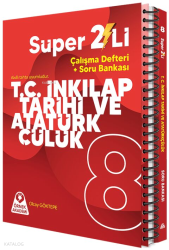 Örnek Akademi 8. Sınıf Süper İkili T.C. İnkılap Tarihi ve Atatürkçülük Seti