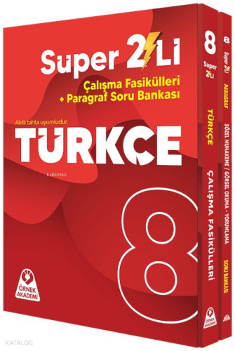 Örnek Akademi 8. Sınıf Süper İkili Türkçe Seti