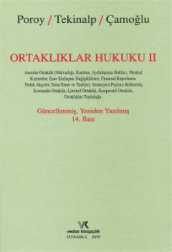 Ortaklıklar Hukuku – II