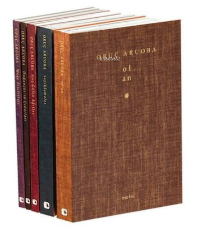 Oruç Aruoba Şiir Seti - 5 Kitap Takım - Hediyeli